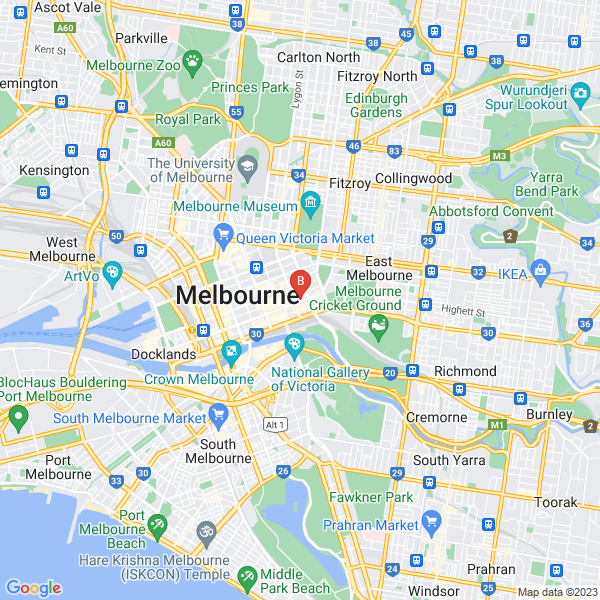 Pepper Digital location map: 27/101 Collins St, Melbourne, VIC