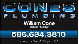 Cones Plumbing business image in Clay Township, Michigan